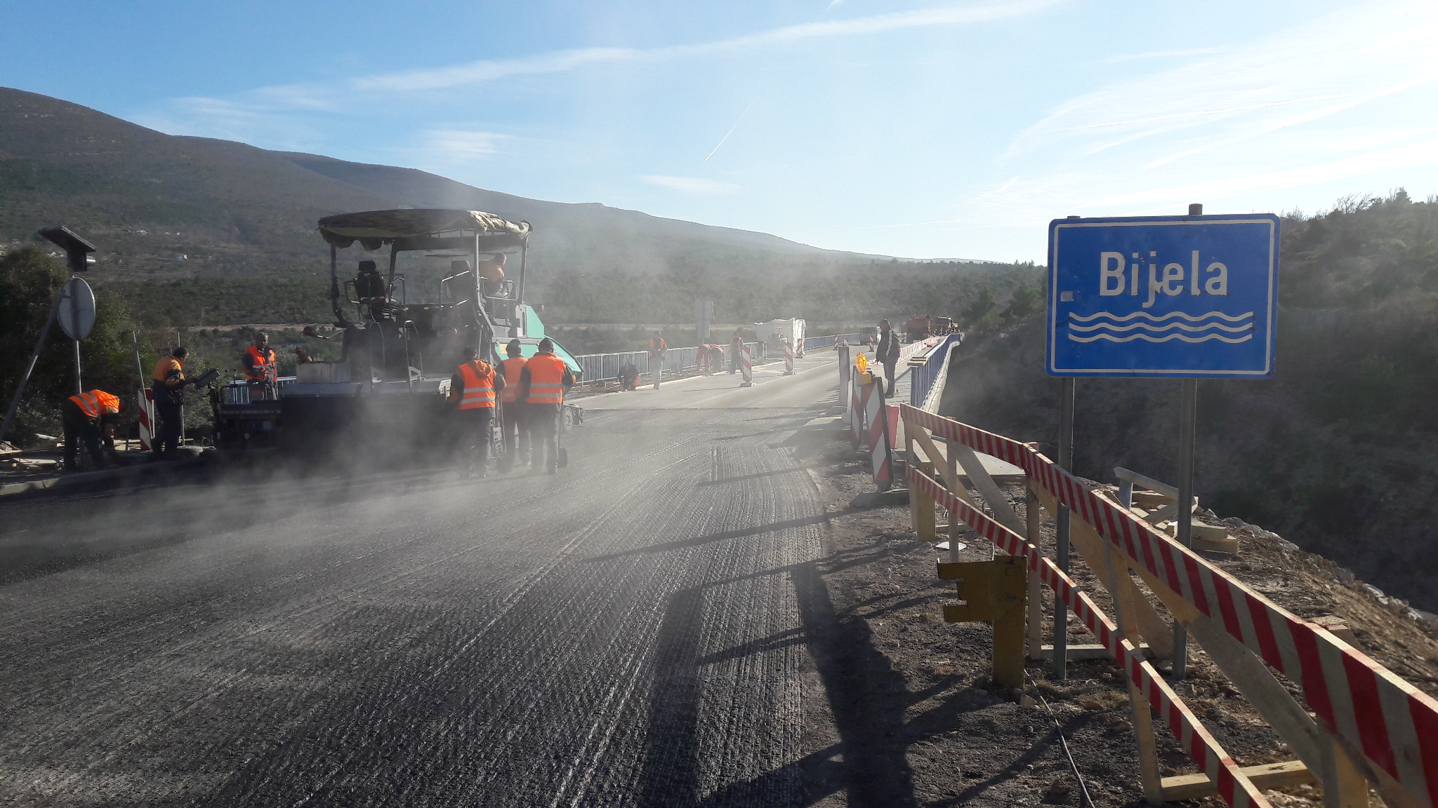 Recovery of the bridge Bijela on the state road D27